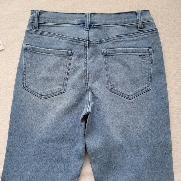 DG2 | Stretch Straight Leg Jeans NEW 2/SHORT faded blue - Picture 10 of 13